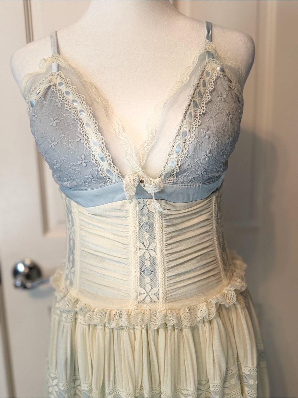 Lacemade Mediterranean Lady Fairy Cottagecore Dress Size Small - Picture 14 of 16